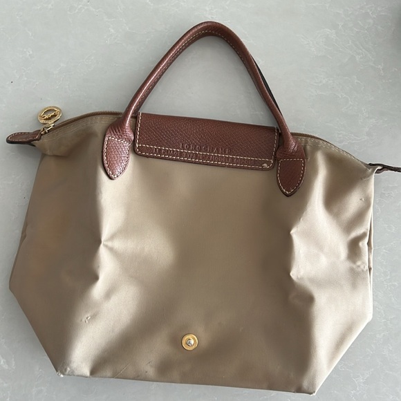 Longchamp Beige Small Le Pliage Handbag - Picture 3 of 3